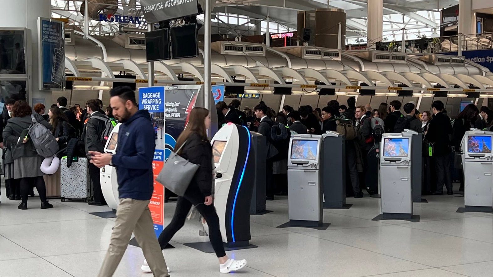 JFK Airport Terminal 1 remains closed due to 'electrical issues,' some fliers stranded
