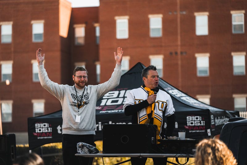 Adam Epstein at the VCU Homecoming block party in February 2023.