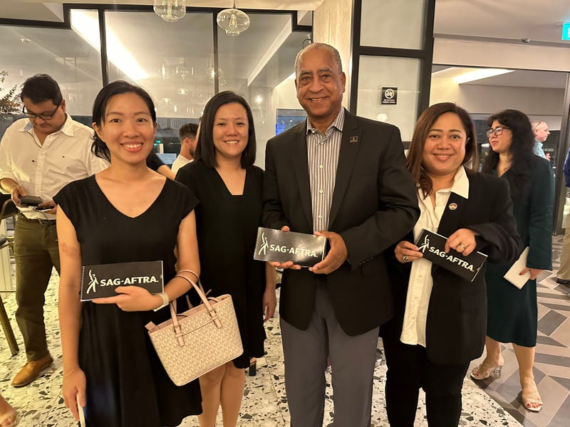 Bob spoke with journalists in Singapore through SAG-AFTRA in February, 2023.