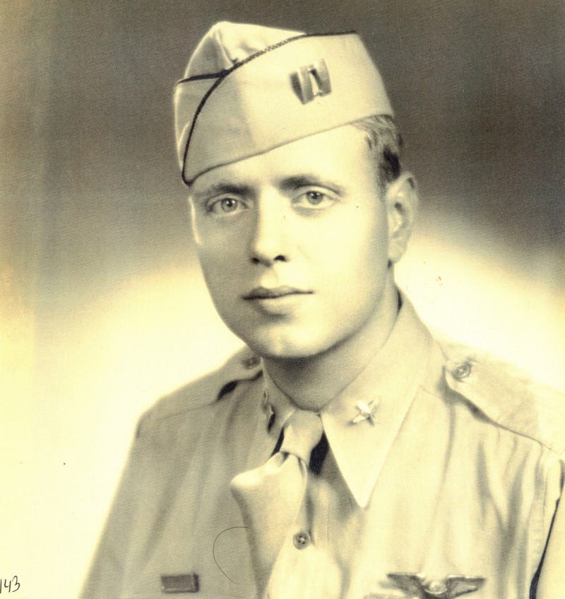 Frank Murphy during his time as a navigator for the U.S. Air Force.