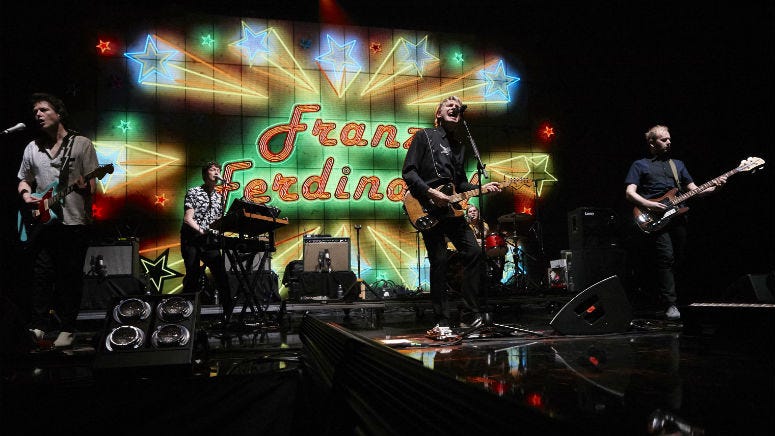 WATCH: Franz Ferdinand “Feel The Love Go” in ‘Colbert’ Performance