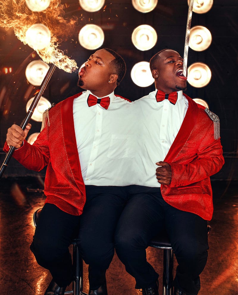Rap Duo TT and Prince Pierre aka the “Freaky Boiz”