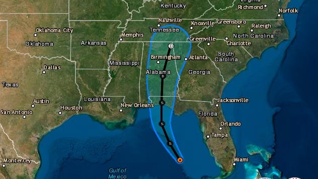 Tropical Storm Fred re-forms, headed toward FL Panhandle