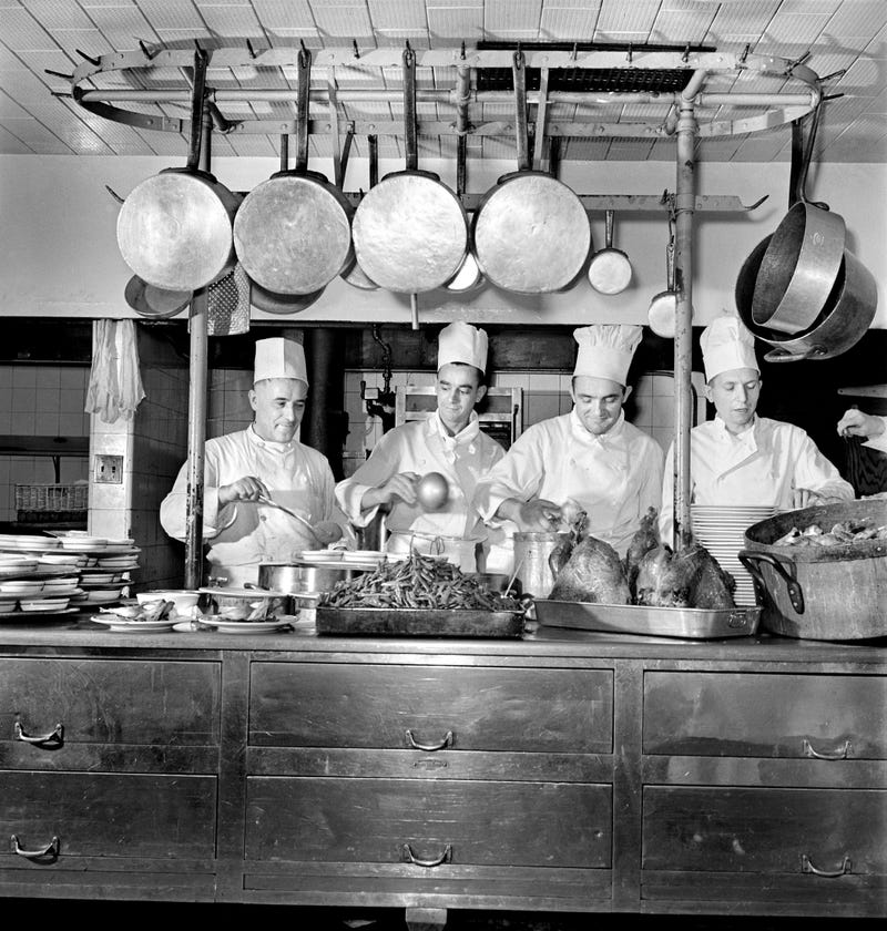 Chefs at Union Station restaurant 1943