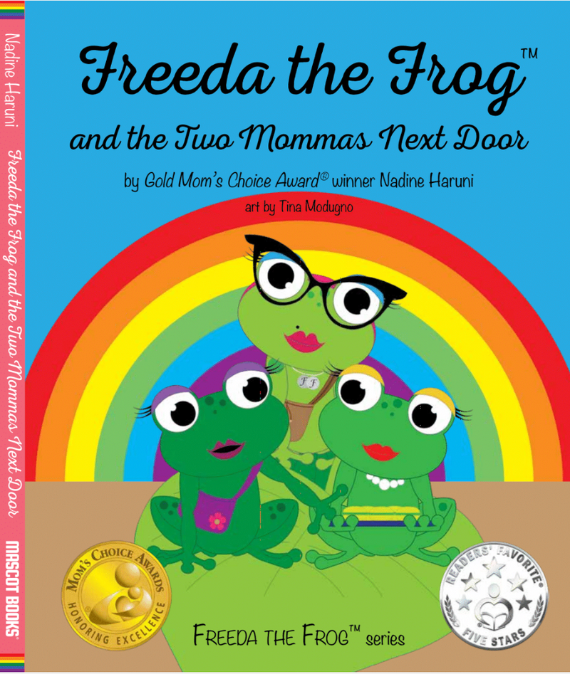 Cover art for "Freeda the Frog and the Two Mommas Next Door"