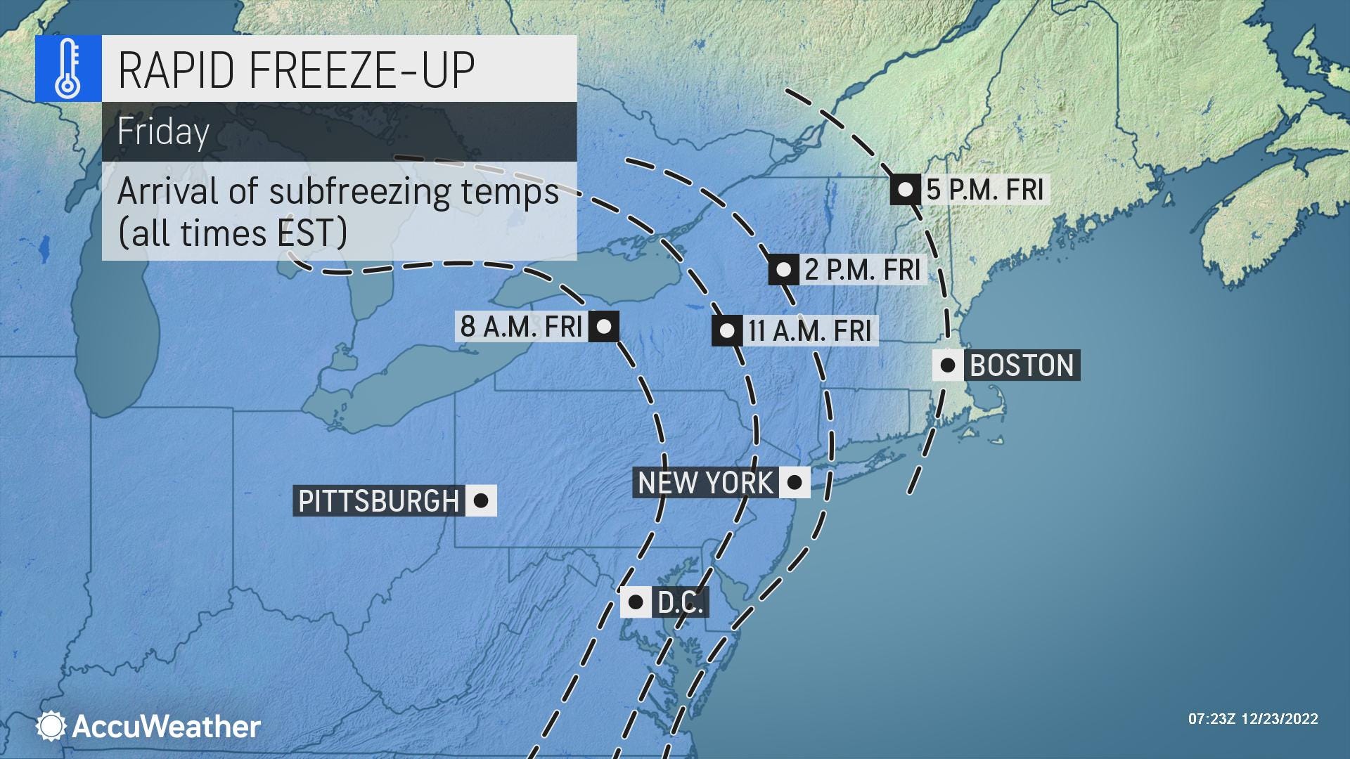 NYC DEEP FREEZE: Gusts may hit 60 mph before arctic air plunges RealFeels below zero