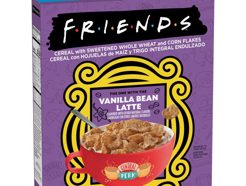 The "Friends" cereal will hit Walmart shelves in December