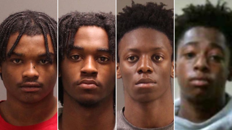 From left: Anhile Buggs, Jamaal Tucker, Jermahd and Asir Boone