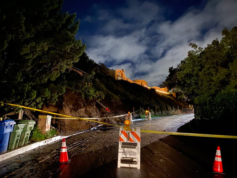 mud slide in Studio City
