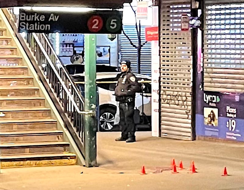 The victim was thrown down two sets of staircases on April 10 before being shot multiple times by a gunman, who police said they have arrested on murder and other charges