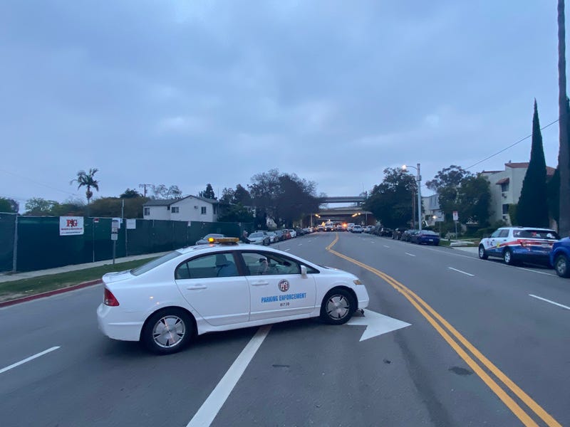 Firefighters responded to an oil leak in the 2800 block of Sepulveda Boulevard Monday night and continued to work into Tuesday morning.