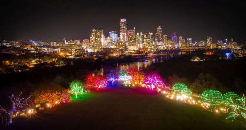 Trail of lights