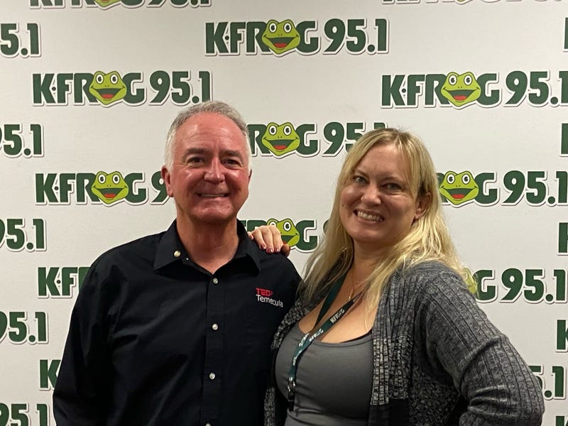 TEDxTemecula's Jim McLaughlin with K-Frog's Pepper