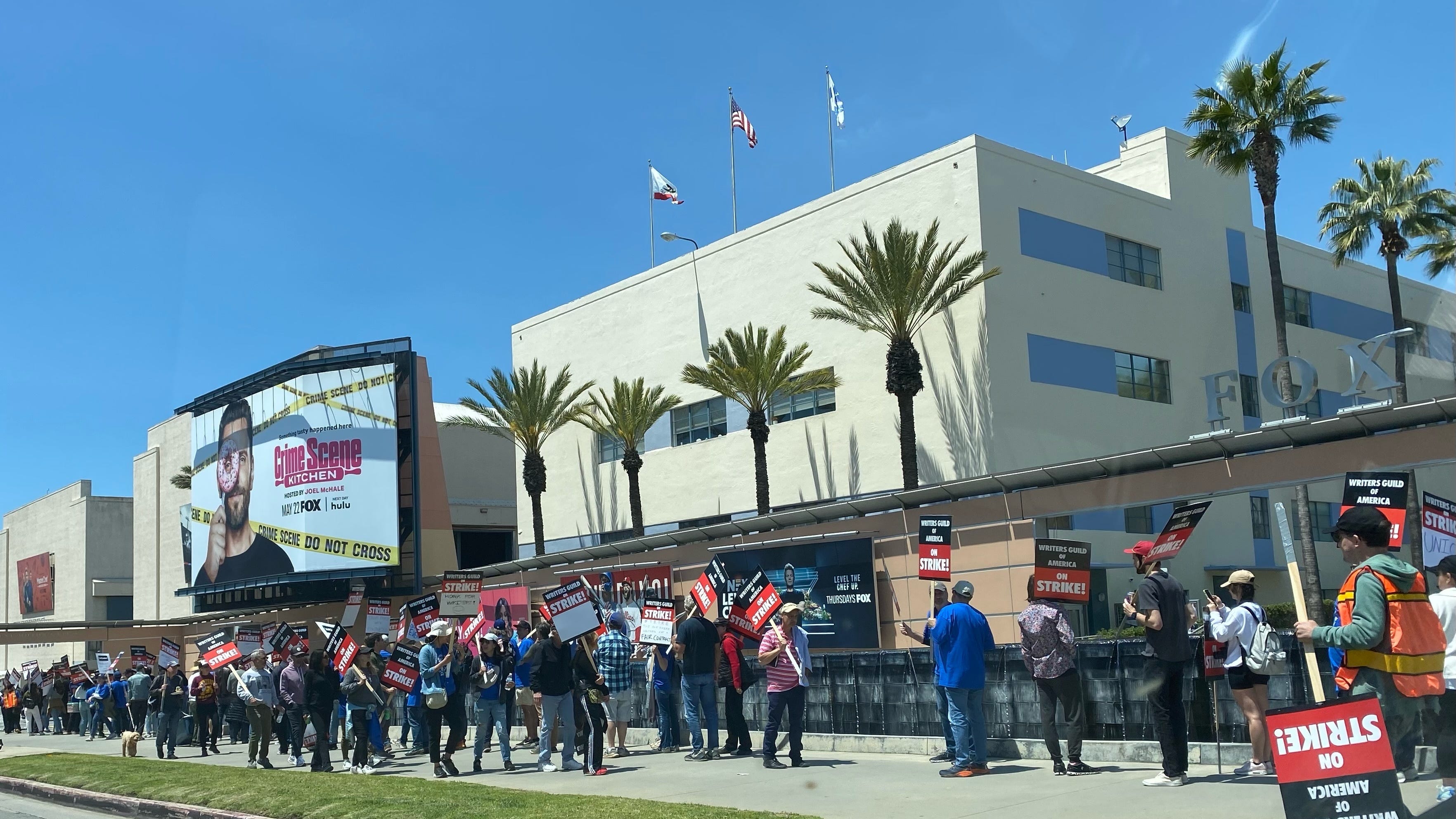 Hollywood writers' strike enters day 3