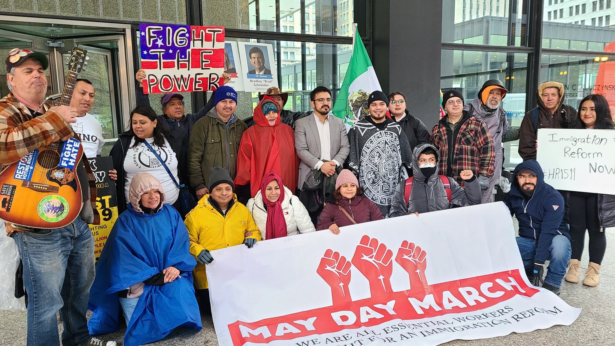 From Union Park to Federal Plaza, immigrants' rights advocates make annual May Day March