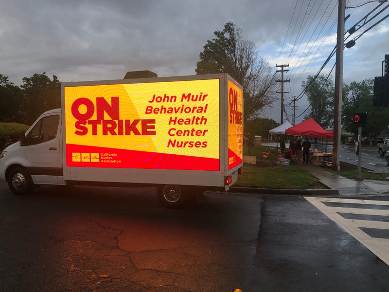 Dozens of nurses in the East Bay have walked off the job this morning, launching a one-day strike at a vital medical facility.