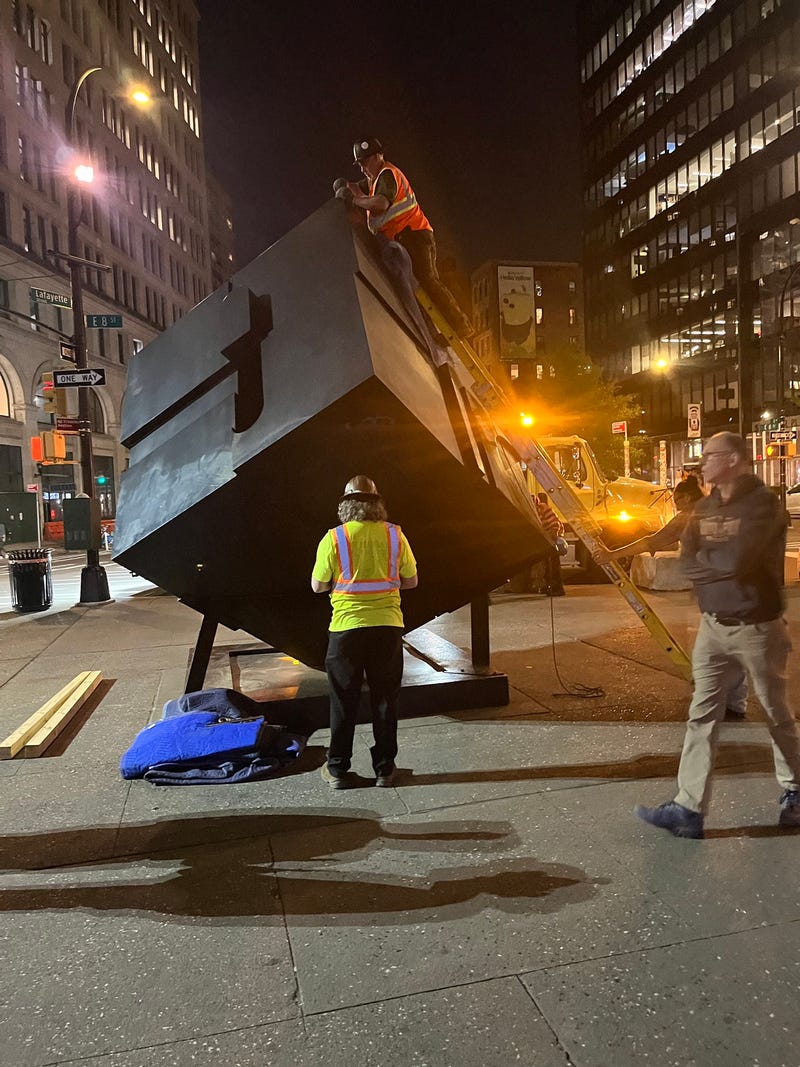 The Cube stopped spinning in 2021 and will need to be restored "to return to its spinning glory," officials said