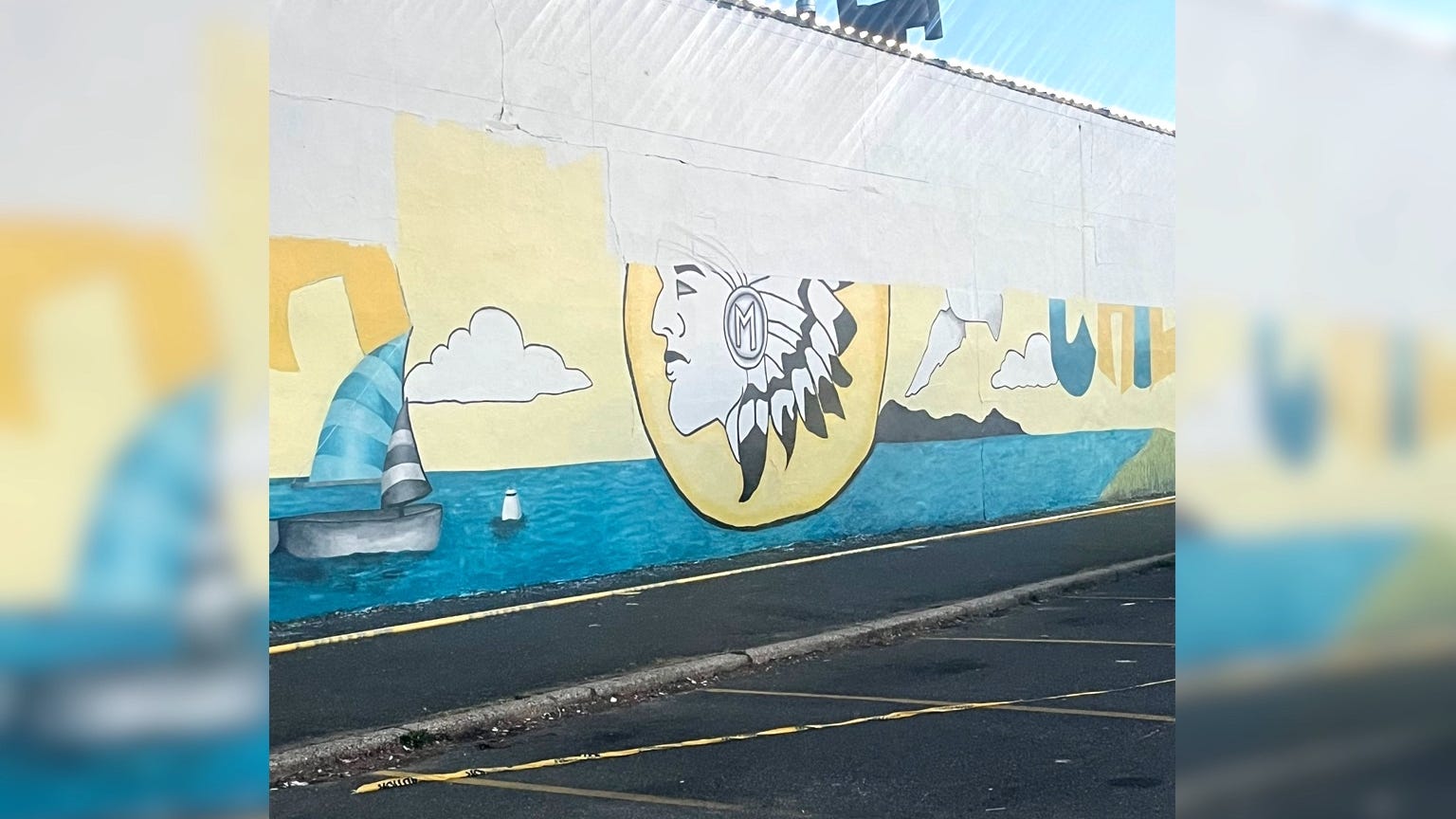 'KEEP THE CHIEF': Long Island students paint mural of chief despite NY ban on Native American mascots