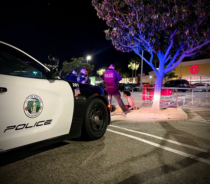 Upland police arrested a man accused of stealing $1,700 worth of LEGOs from a Target store Tuesday evening.