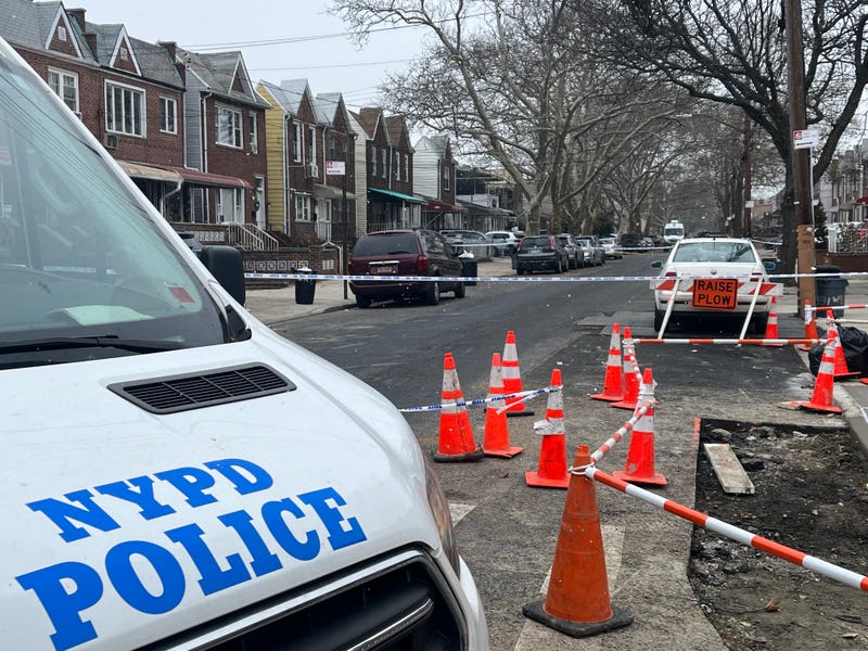 Police investigated at the scene in Gravesend throughout the morning Thursday