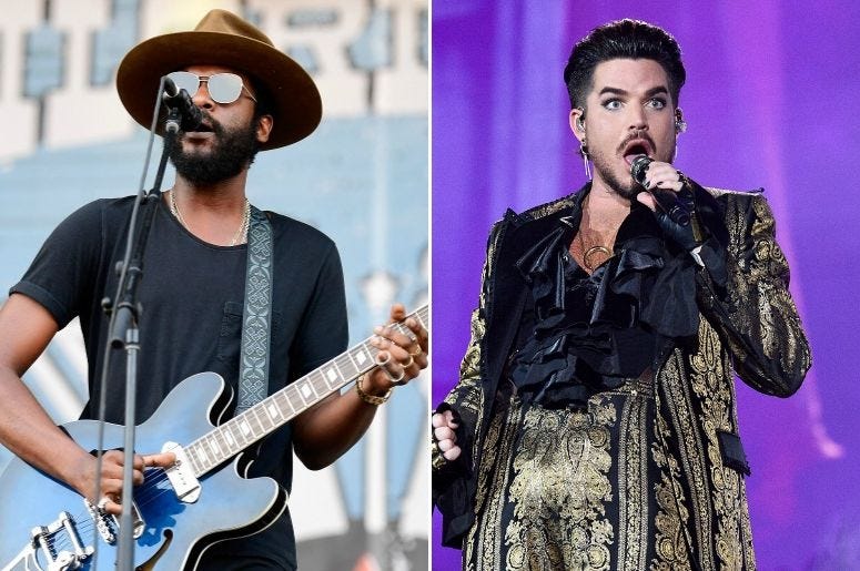 Gary Clark Jr. and Adam Lambert 