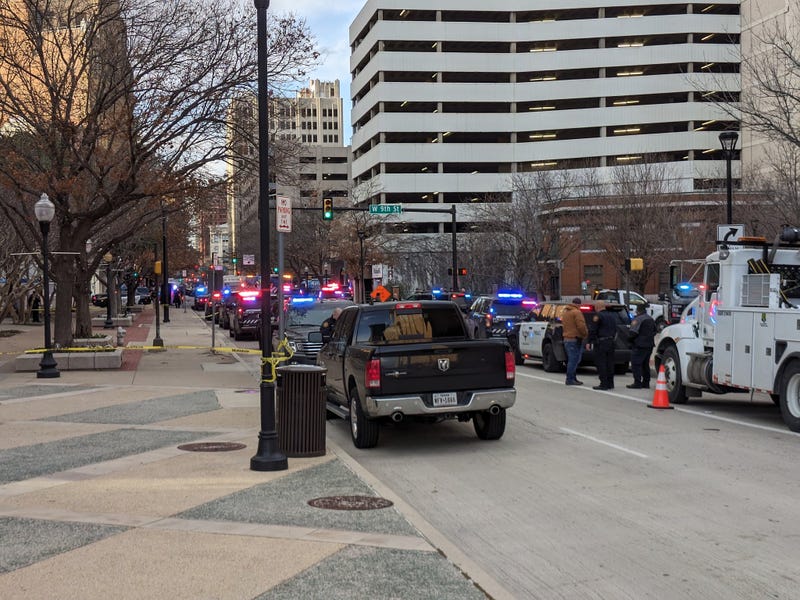 Streets near explosion