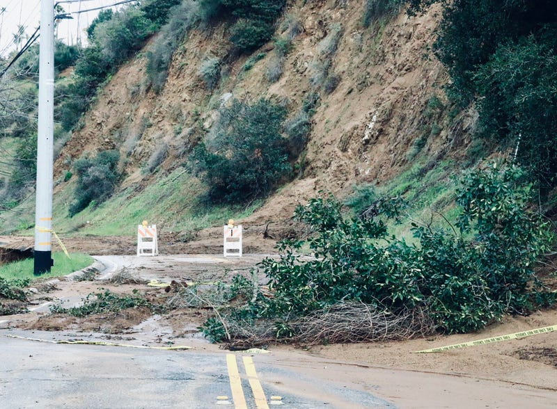 mudslide in Mulholland Drive