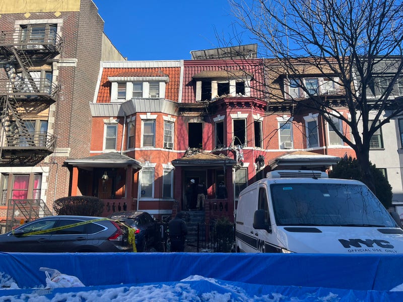 The home on East 176th Street in Mt. Hope was heavily damaged by the fire