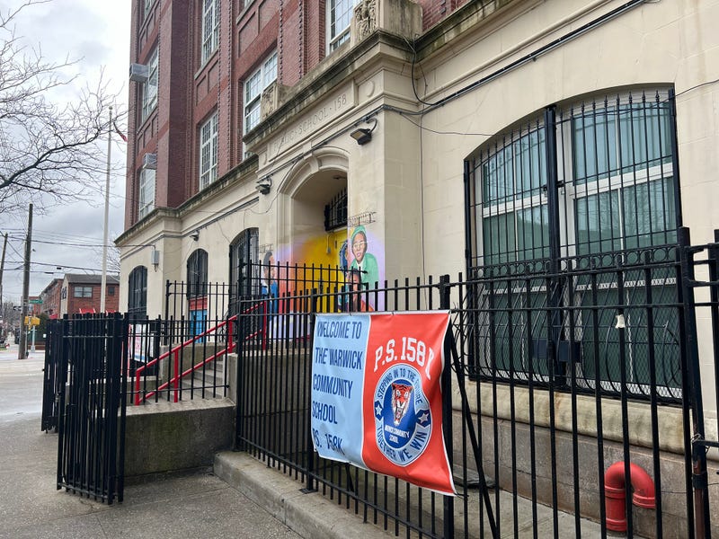 The suspected weapon was found at P.S. 158 in East New York around 10:30 a.m. Thursday, police said