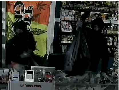 Screen grab of Security Footage