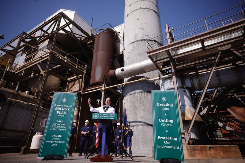 Pennsylvania Gov. Josh Shapiro unveiled his new energy plan in Harrisburg on March 14, 2024.