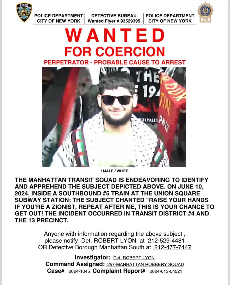 Antisemitic subway incident