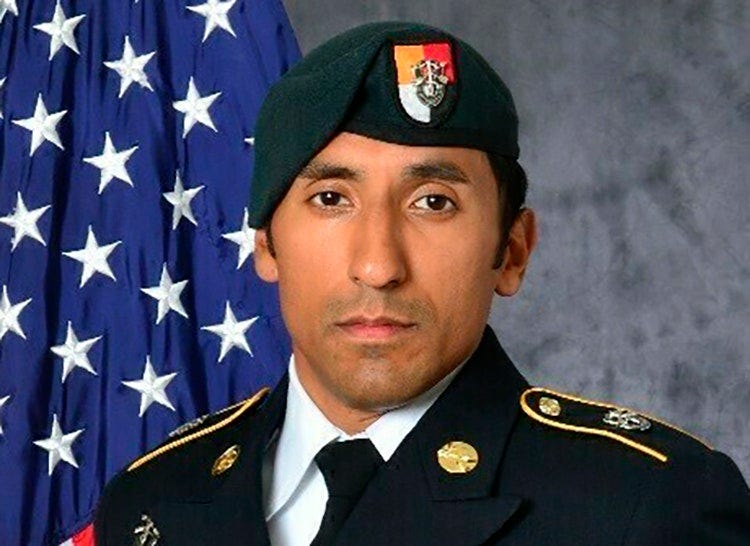 This undated photo provided by the U.S. Army shows U.S. Army Staff Sgt. Logan Melgar, a Green Beret, who died from non-combat related injuries in Mali in June 2017. Tony DeDolph, a U.S. Navy SEAL, was sentenced to 10 years in prison on Saturday, Jan. 23, 2021, for his role in the hazing-related death of Melgar. (U.S. Army via AP, File)