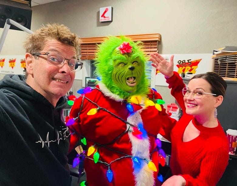 Rocky & Lissa with the Grinch