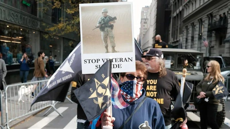 Advocacy groups push to end vet suicide during Military Appreciation Month