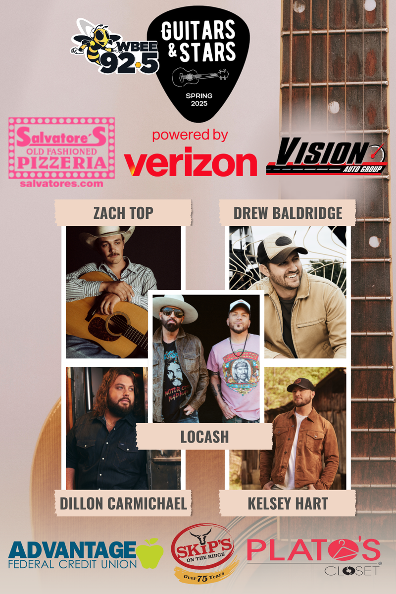 Guitars and Stars May 2025 ticket stops: Verizon