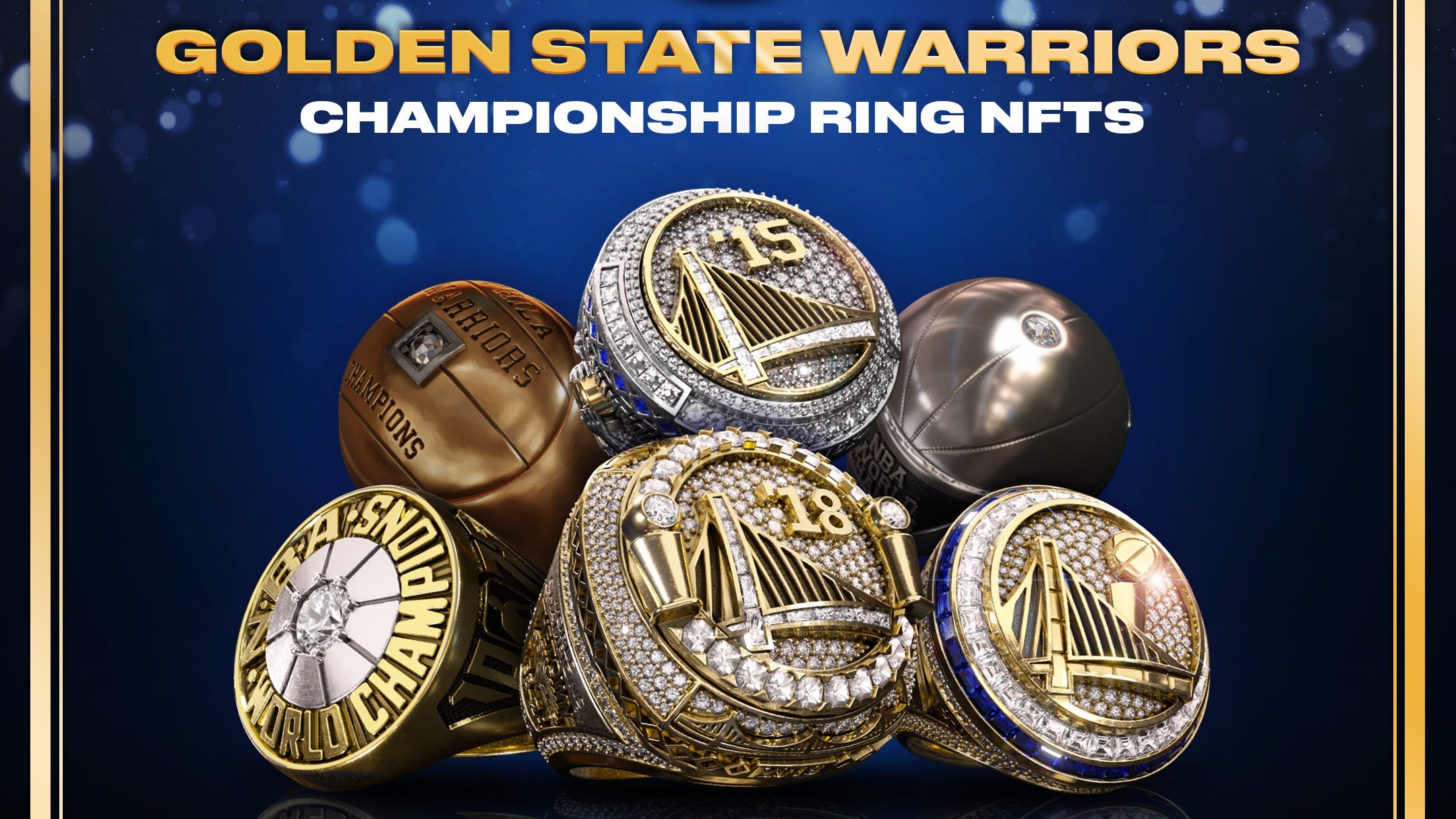 Golden State Warriors launch NFT collection celebrating team's 6 NBA championships, iconic games