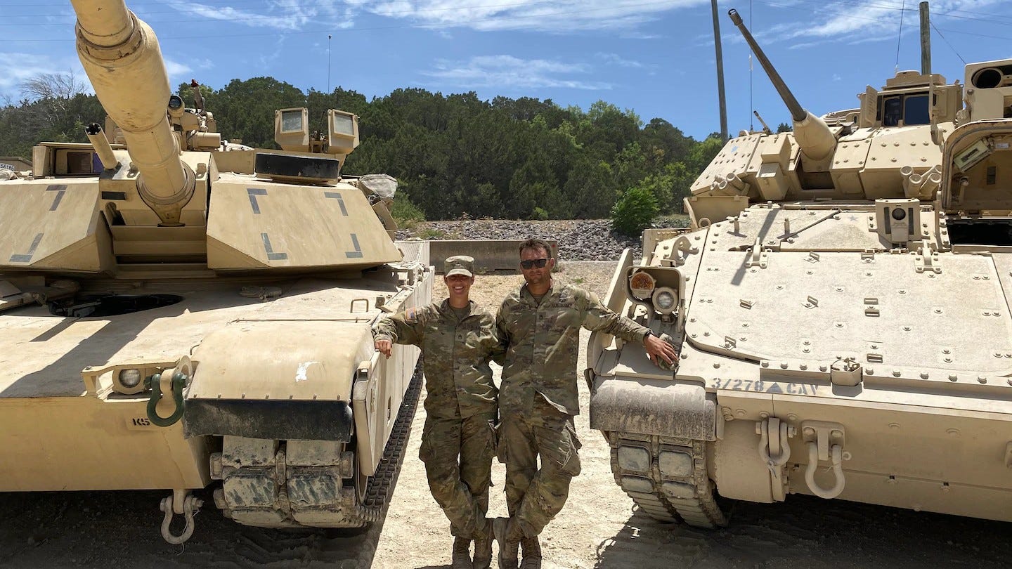 Soldier becomes 1st female Army Guard M1 Abrams Tank Master Gunner