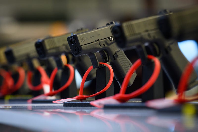 A gun show in London, England.