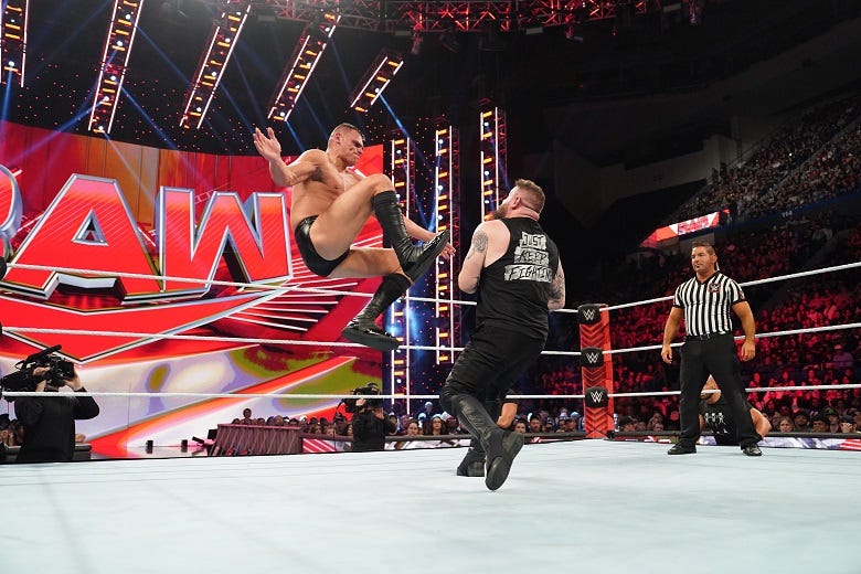 WWE Superstar Gunther in the ring
