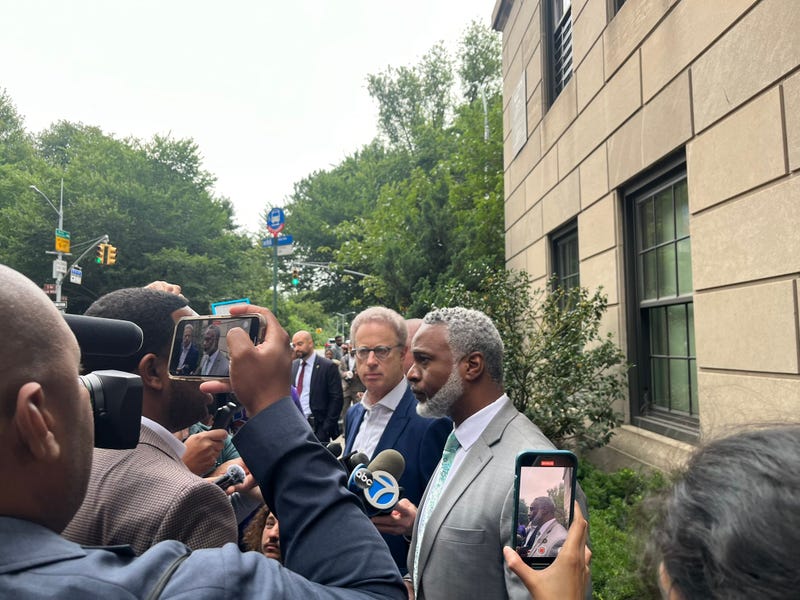 Interim NYC Transit President Demetrus Crichlow speaks about the crackdown on fare evaders on Aug. 29, 2024.