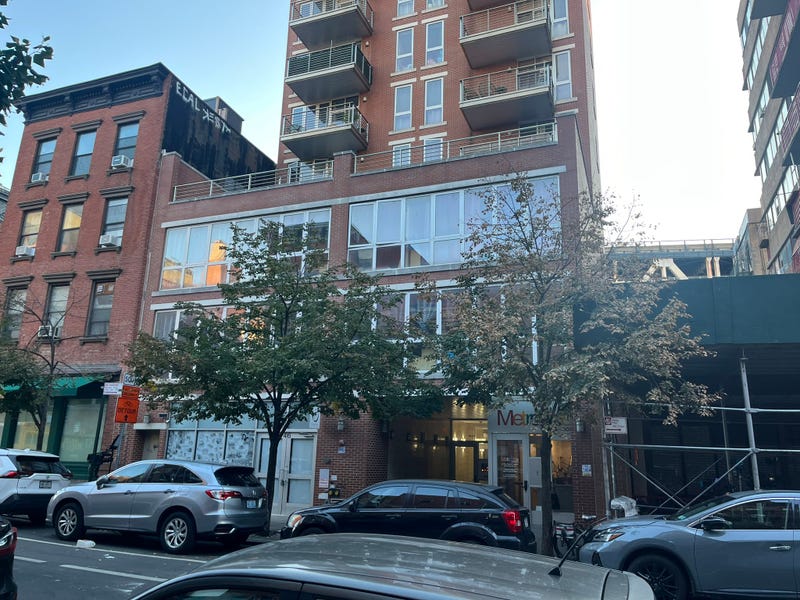 The victim lived at the building where she was shot and killed
