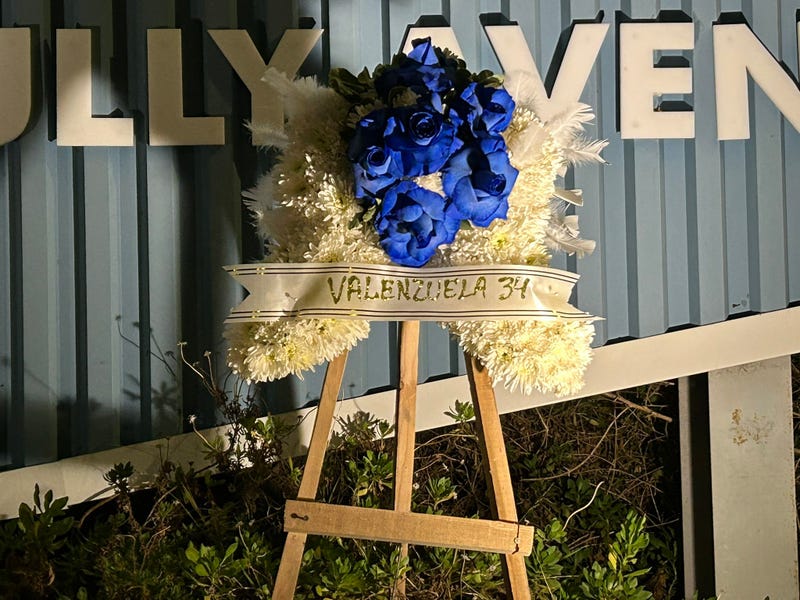 Valenzuela memorial at Dodger Stadium 