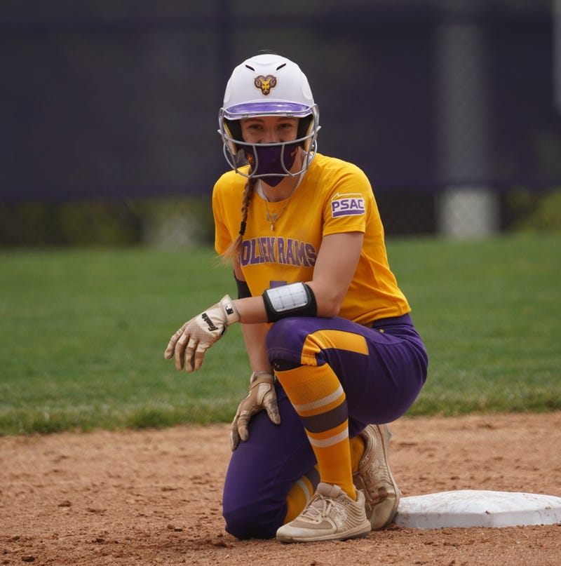 West Chester's Bri Garber is the PSAC's all-time hit leader.