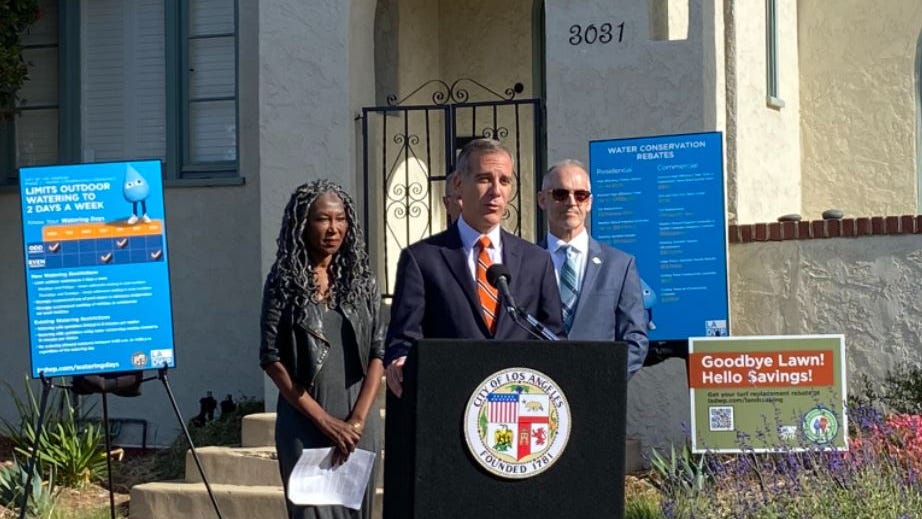LADWP customers to cut back on outdoor watering to two days a week beginning June 1