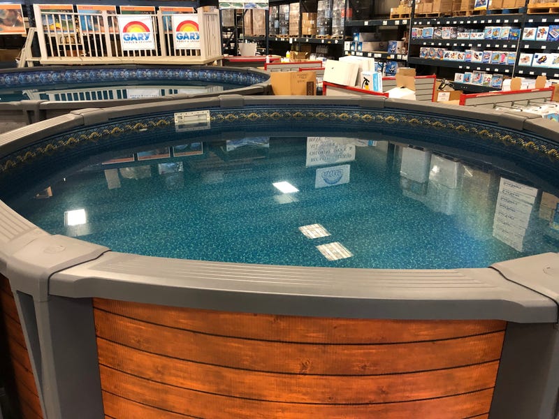 With temperatures climbing this week, some pool owners are ready to open up for the season, and one pool store owner anticipates a big crowd of swimmers getting supplies.
