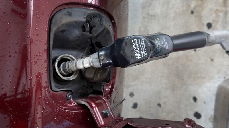 A customer fuels a vehicle at a gas stationon March 10, 2022 in Miami, Florida.