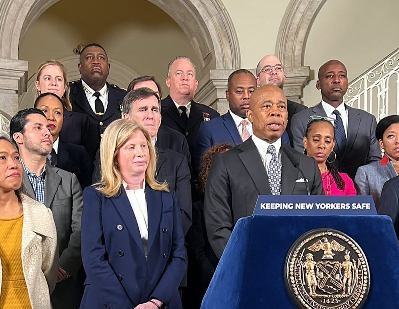 Mayor Eric Adams on Wednesday announced that the head of NYC Sanitation, Jessica Tisch, would be the next NYPD commissioner.