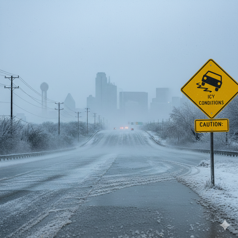 A wintery mix of snow and ice expected in many parts of Texas this weekend