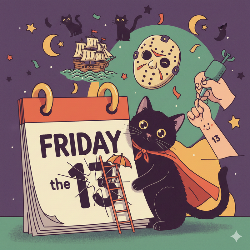 How did Friday the 13th become scary for some?  
